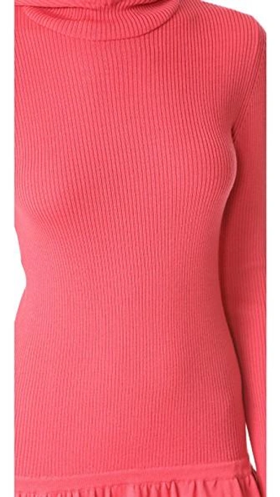 Shop Boutique Moschino Long Sleeve Dress In Pink