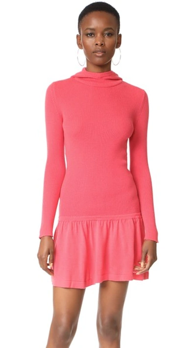Boutique Moschino Long Sleeve Dress In Pink