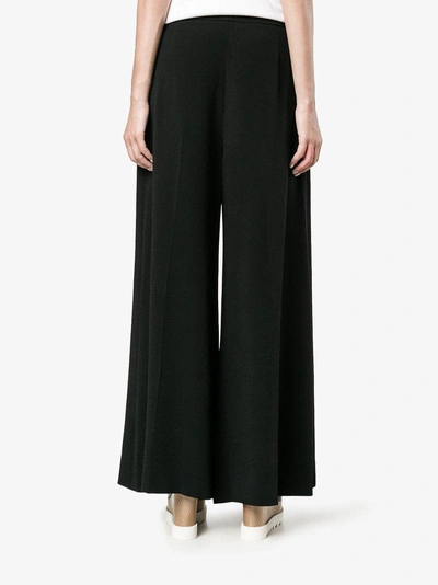 Shop Stella Mccartney Darci High Waist Wide-leg Trousers In Black