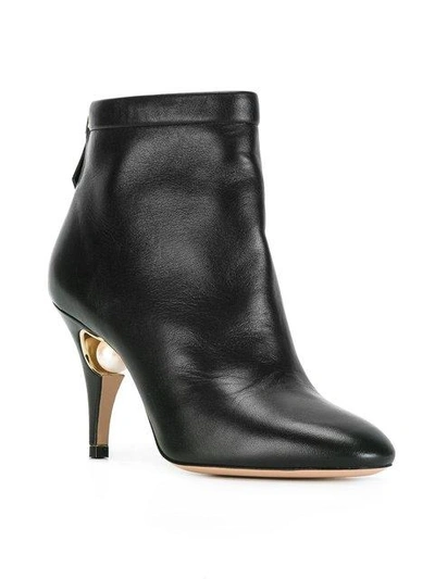 Shop Nicholas Kirkwood Penelope Pearl Ankle Boots In Black