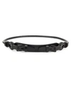 MCQ BY ALEXANDER MCQUEEN Leather Double-Buckle Belt