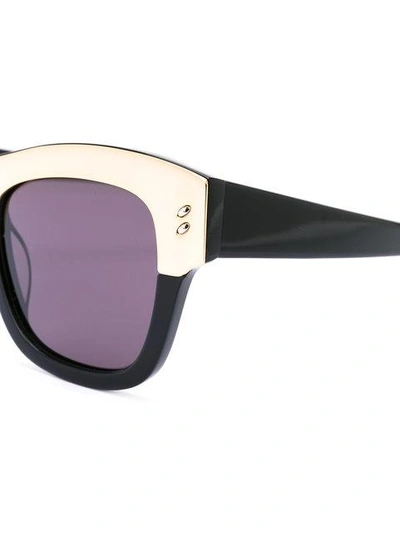 Shop Stella Mccartney Eyewear Zweifarbige Sonnenbrille - Schwarz In Black