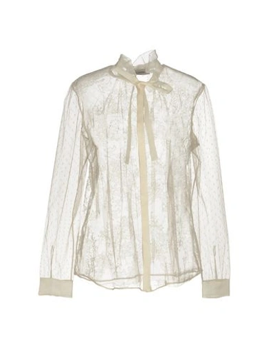 Valentino Shirts & Blouses With Bow In Ivory