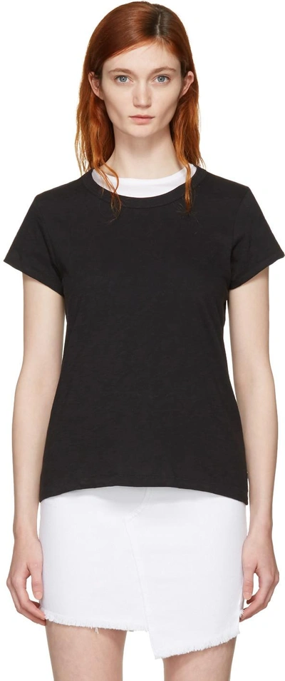 Shop Rag & Bone Black 'the Tee' T-shirt