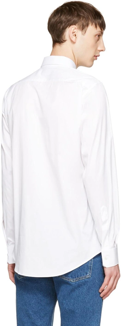 Shop Dsquared2 White Poplin Carpenter Shirt