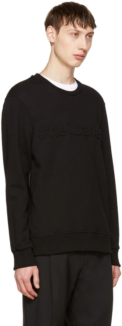 Shop Neil Barrett Black Neilbarrett Sweatshirt In 01 Black