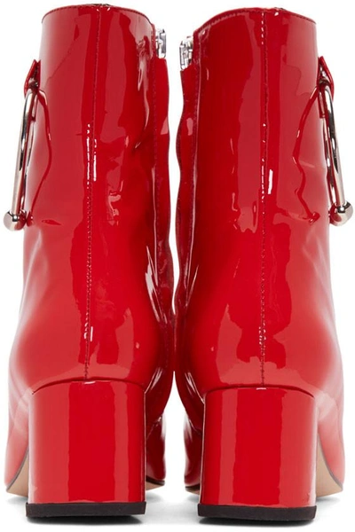 Shop Dorateymur Red Patent Nizip Boots