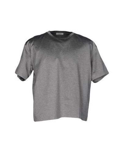 Shop Valentino T-shirts In Grey