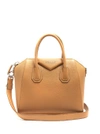 Givenchy Antigona Small Leather Tote In Tan