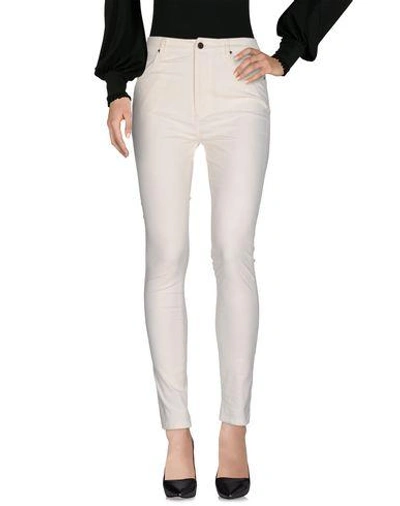 Intropia Casual Pants In Ivory