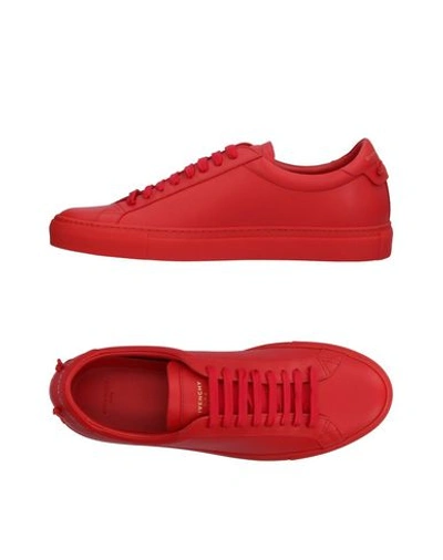 Givenchy Sneakers In Red