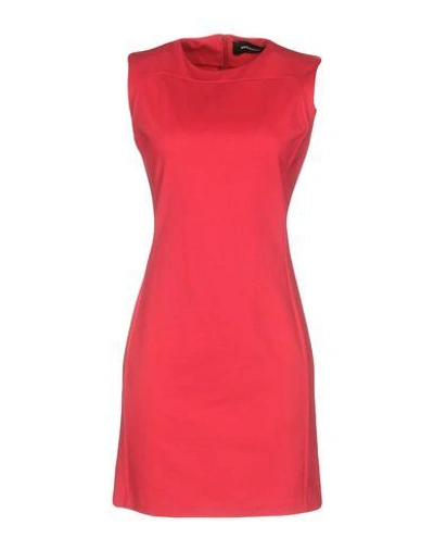 Dsquared2 Short Dress In Coral