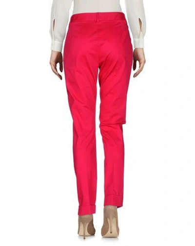 Shop Dolce & Gabbana Casual Pants In Fuchsia
