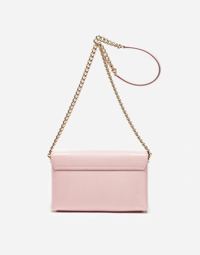 Shop Dolce & Gabbana Dg Millennials Bag In Leather In Pink