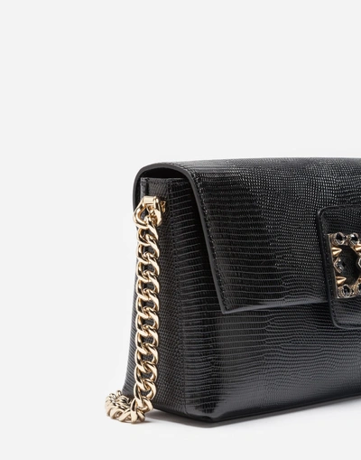 Shop Dolce & Gabbana Dg Millennials Bag In Leather In Black