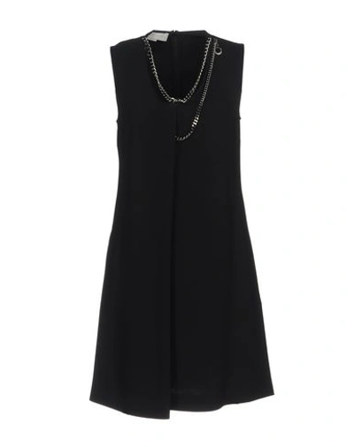 Stella Mccartney Short Dresses In Black