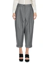 DOLCE & GABBANA DOLCE & GABBANA WOMAN CROPPED PANTS GREY SIZE 0 VIRGIN WOOL, CASHMERE,13035840WS 1