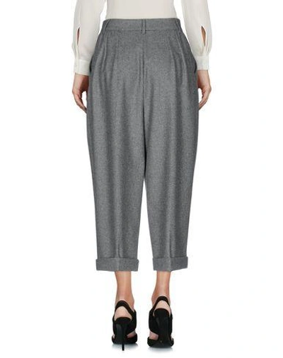 Shop Dolce & Gabbana Woman Cropped Pants Grey Size 0 Virgin Wool, Cashmere