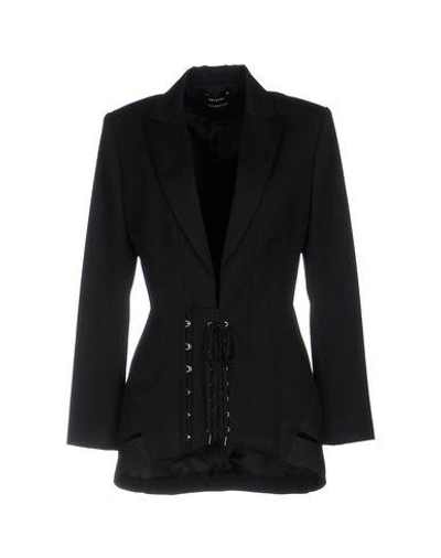 Shop Anthony Vaccarello Blazer In Black