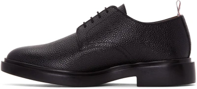 Black Rubber Sole Derbys