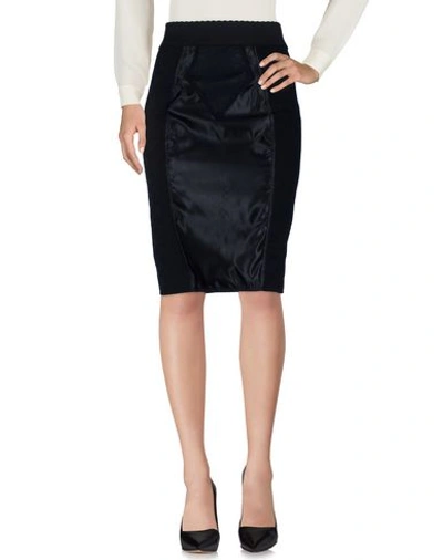 Dolce & Gabbana Knee Length Skirt In 블랙