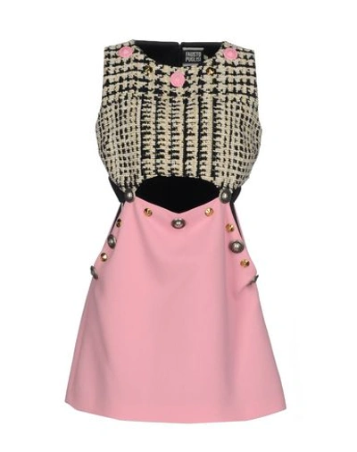 Fausto Puglisi Short Dresses In Pink