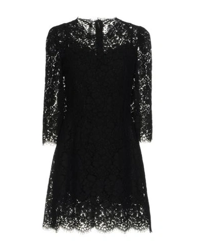 Dolce & Gabbana Short Dress In 블랙