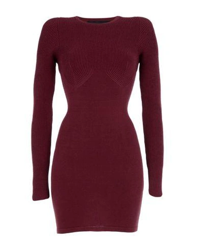 Dsquared2 Short Dresses In Maroon