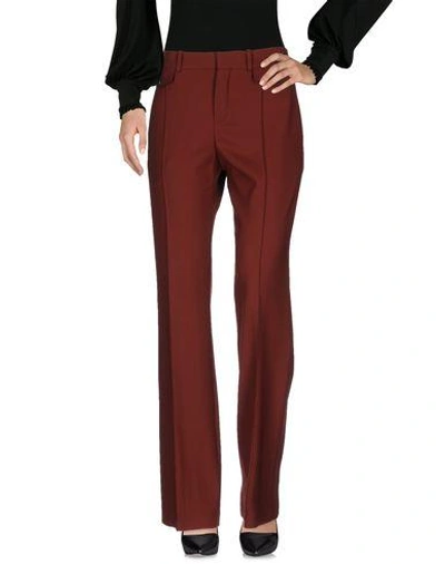Chloé Casual Trousers In Brick Red