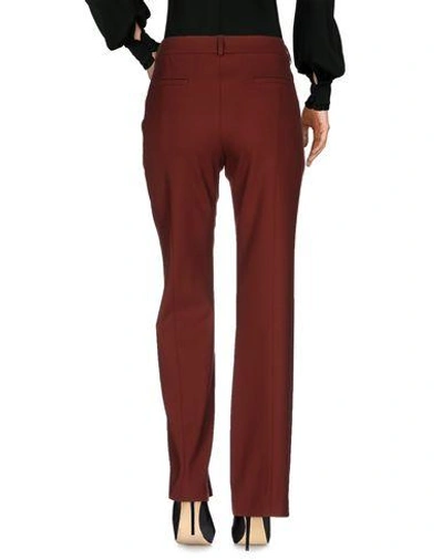 Shop Chloé Casual Pants In Brick Red