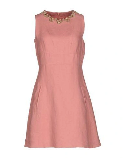 Valentino Short Dress In Pink