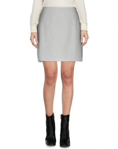 Shop Marni Mini Skirts In Light Grey