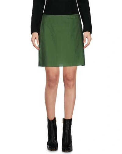 Shop Marni Mini Skirt In Green