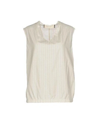 Marni Tops In Ivory