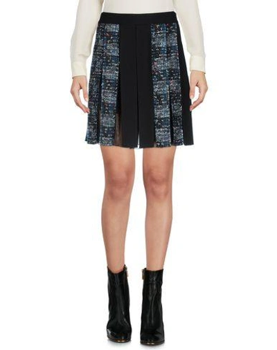 Shop Diane Von Furstenberg Mini Skirts In Black