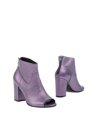 Golden Goose Ankle Boots In Mauve