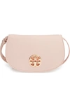 TORY BURCH Jamie Convertible Leather Clutch