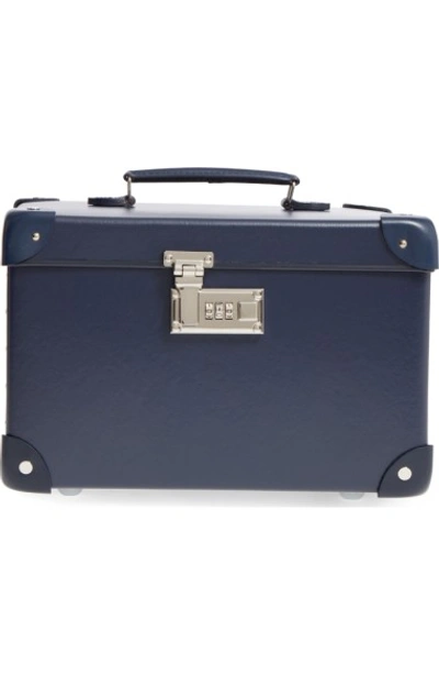 Globe-trotter Centenary 13" Vanity Case In Navy/navy