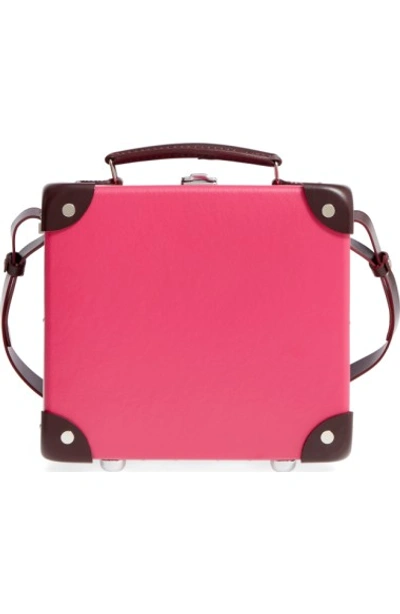 Globe-trotter Mini Candy 9" Utility Case In Hot Pink/burgundy