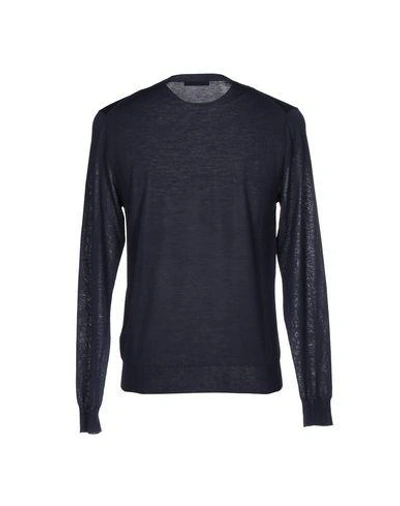 Shop Valentino Sweaters In Dark Blue