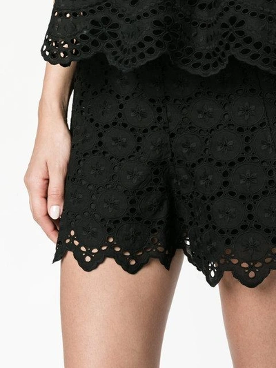 Shop Zimmermann Lace Detail Shorts