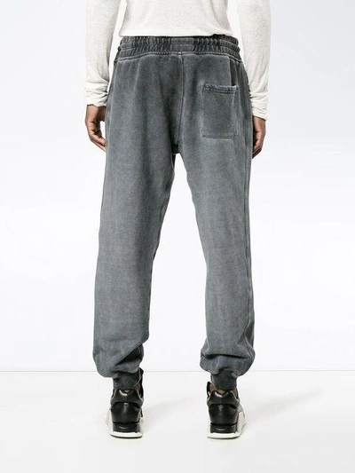 Shop Yeezy Panelled Sweatpants - Grey