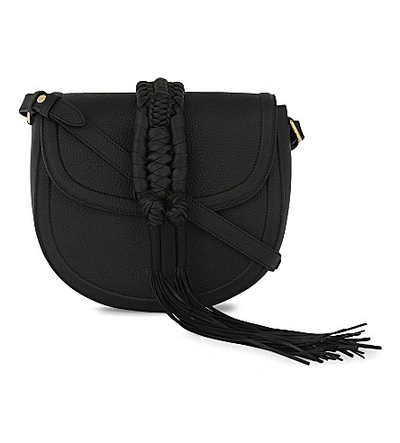 Altuzarra Ghianda Leather Cross-body Bag In Black