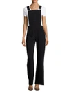 SEE BY CHLOÉ Squareneck Sleeveless Solid Dungaree