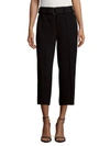 VINCE Solid Cropped Trousers
