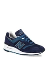 NEW BALANCE Suede & Mesh Sneakers,0400094923909