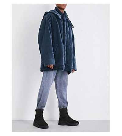 Shop Yeezy Season 4 Oversized Cotton-blend Puffer Jacket In Bat