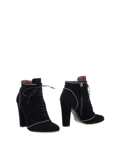 Tabitha Simmons Ankle Boots In Black