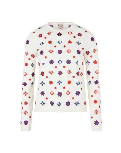 Shop Ines De La Fressange Sweater In White