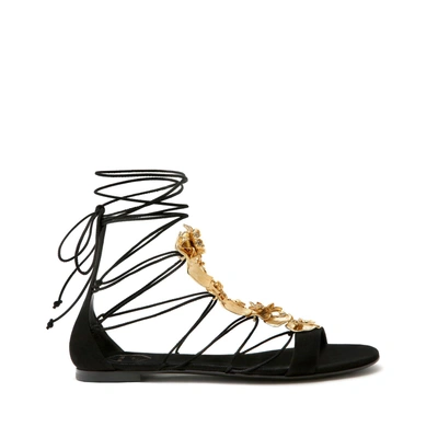 Shop Casadei Evening In Black And Gold